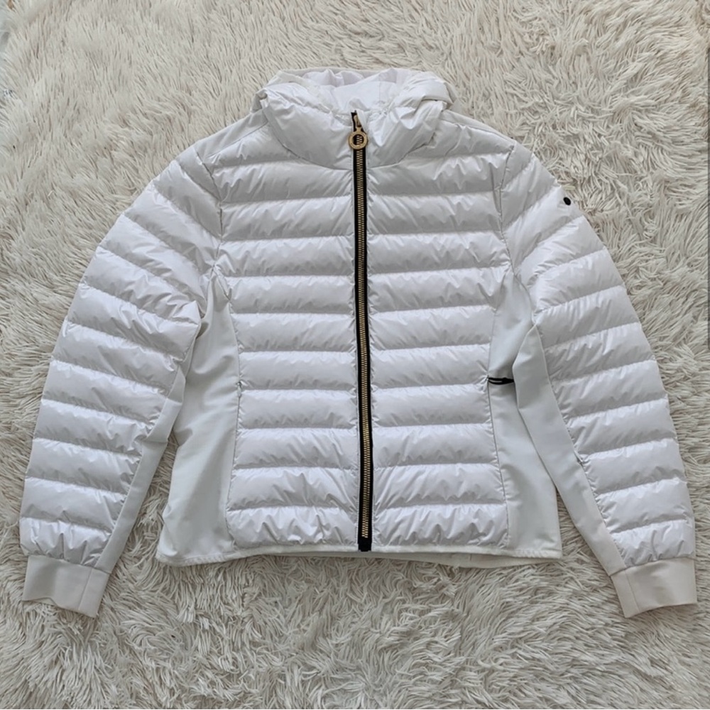New Goldbergh Nadia down padded slim jacket in white US sz 14